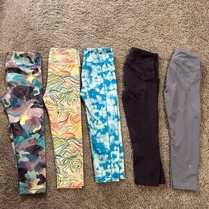 Athleta Girl Capri Lot Size M/8-10